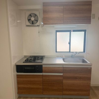 中野区マンションのキッチン入替えリフォームアフター画像